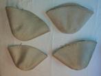 2 mooie kortharige nieuwe cloches hoeden maken cones (J), Ophalen of Verzenden, Nieuw