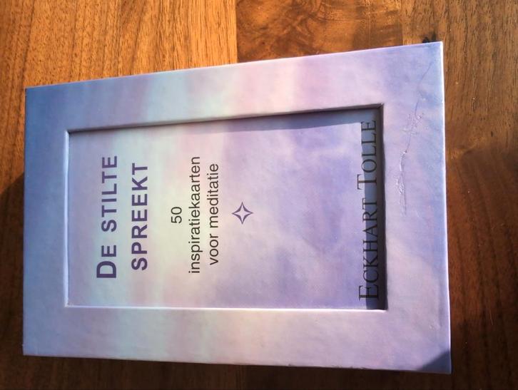 Inspiratiekaarten Meditatie - Eckhart Tolle, Boeken, Esoterie en Spiritualiteit, Zo goed als nieuw, Overige typen, Meditatie of Yoga