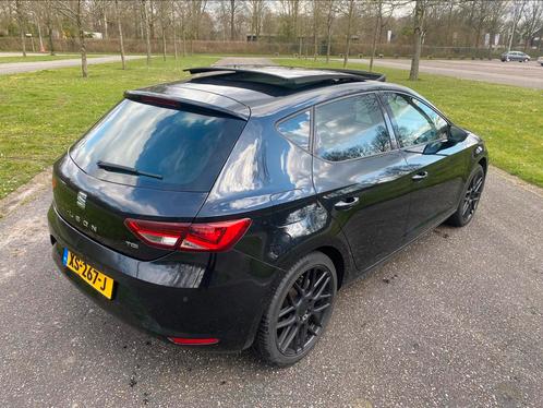 Seat Leon 2.0 TDI 16V 110KW DSG 2014 Zwart, Auto's, Seat, Particulier, Leon, ABS, Airbags, Airconditioning, Alarm, Bluetooth, Centrale vergrendeling