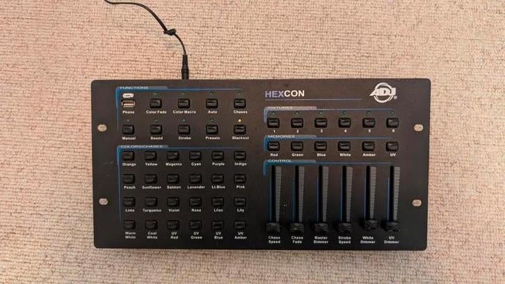 ADJ Hexcon LED Controller - Lichtsturing, Muziek en Instrumenten, Licht en Laser, Gebruikt, Licht, Kleur, Stroboscoopeffect, Ophalen of Verzenden