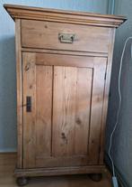 Geloogd Oud Grenen Antieke kastje, Hout, Houten, kast, Ophalen