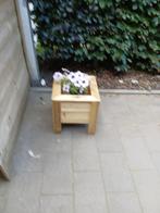 Mooie bloem bakken, Tuin en Terras, Bloembakken en Plantenbakken, Ophalen, Zo goed als nieuw, Rechthoekig, Hout