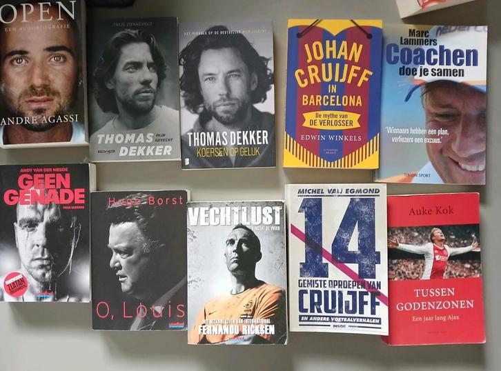 8x boeken thema sport., Boeken, Sportboeken, Zo goed als nieuw, Balsport, Ophalen of Verzenden