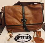 Fossil Leren Aktetas / Briefcase, Overige merken, Bruin, Ophalen of Verzenden, Zo goed als nieuw