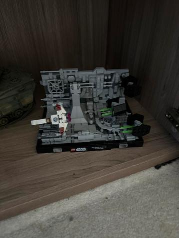Lego star wars diorama death star trench run beschikbaar voor biedingen