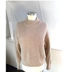 Uniqlo beige koltrui trui 36/38. CHCS nieuwstaat, Beige, Ophalen of Verzenden, Zo goed als nieuw, Maat 36 (S)