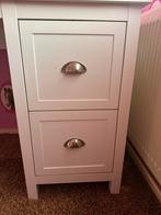 Witte Bureau met Lades, Ophalen, Overige materialen, 100 tot 150 cm, Zo goed als nieuw
