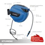 Hyundai wandslangenbox 30 m Ø 12 mm, Tuin en Terras, Tuinslangen, Ophalen of Verzenden, Nieuw, Tuinslang