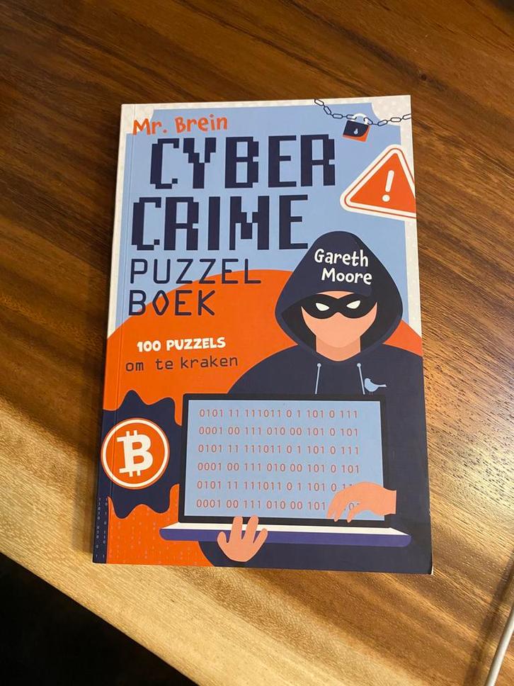 Gareth Moore - Mr. Brein Cybercrimepuzzelboek, Boeken, Hobby en Vrije tijd, Zo goed als nieuw, Tekenen en Schilderen, Geschikt voor kinderen