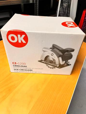 OK Cirkelzaag CZ-1200 - gebruikt in doos beschikbaar voor biedingen