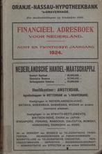 FINANCIËEL ADRESBOEK VOOR NEDERLAND 1924, Boeken, Overige Boeken, Verzenden