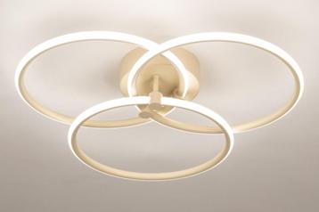 plafondlamp led beige 50cm tafel keuken bank bedrijf lamp beschikbaar voor biedingen