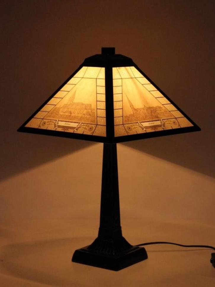 Exclusieve Art Deco schemerlamp met certificaat., Antiek en Kunst, Antiek | Lampen, Ophalen