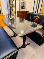 Twee Amerikaanse diner banken + tafel set Wurlitzer Music, Verzamelen, Retro, Ophalen