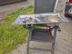 Gebruikte 3 pits gasstel met wasbak, electrische kraan(12v), Ophalen of Verzenden, Gebruikt
