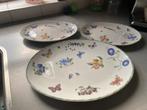 Janneke brinkman  fruit  en flowers schalen set, Huis en Inrichting, Keuken | Servies, Ophalen, Overige stijlen, Porselein, Schaal of Schalen