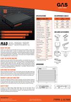 GAS Audio Power A2-1200.1DFL 1200WRMS Monoblok versterker, Auto diversen, Autospeakers, Info@optimount.nl, Nieuw, Ophalen of Verzenden