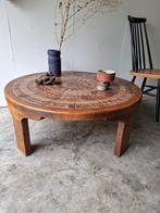 Vintage tafel Deens design retro Ebbe Sorensen, Huis en Inrichting, Tafels | Salontafels, Ophalen, Gebruikt, Rond, 100 tot 150 cm