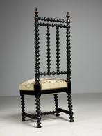 Franse Bobbin Stoel zwart, Antiek en Kunst, Antiek | Meubels | Stoelen en Banken, Ophalen