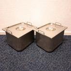 2x Gastronoom Bak + Deksel (RVS), Gebruikt, ., Ophalen of Verzenden, .