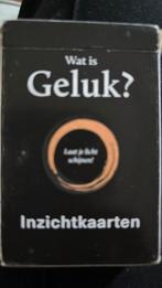 Inzicht kaarten wat is geluk, Ophalen of Verzenden, Zo goed als nieuw