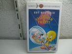 vhs 92a mysterie van syvester en tweety deel 1, Cd's en Dvd's, Alle leeftijden, Ophalen of Verzenden, Zo goed als nieuw, Tekenfilms en Animatie