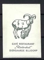 W202 DIERGAARDE BLIJDORP cafe rest RIVIERAHAL, Nederland, Ophalen of Verzenden