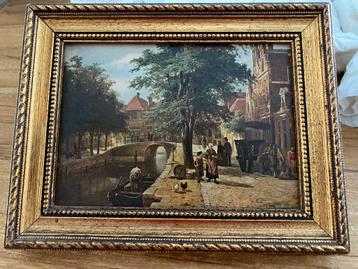 Klassiek Stadsgezicht - Ingelijst (afdruk) beschikbaar voor biedingen