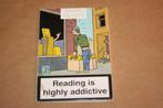 Reading is highly addictive - Joost Swarte - Ansichten, Boeken, Eén stripboek, Ophalen of Verzenden, Zo goed als nieuw