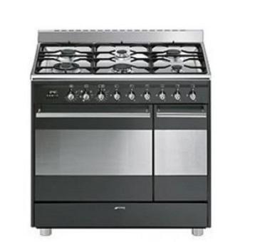 Smeg SNLK926MA9 Fornuis - 90cm - Antraciet beschikbaar voor biedingen