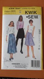 Kwik Sew naaipatroon 2805 dames rok xs s m l xl, Kwik, Ophalen of Verzenden, Zo goed als nieuw