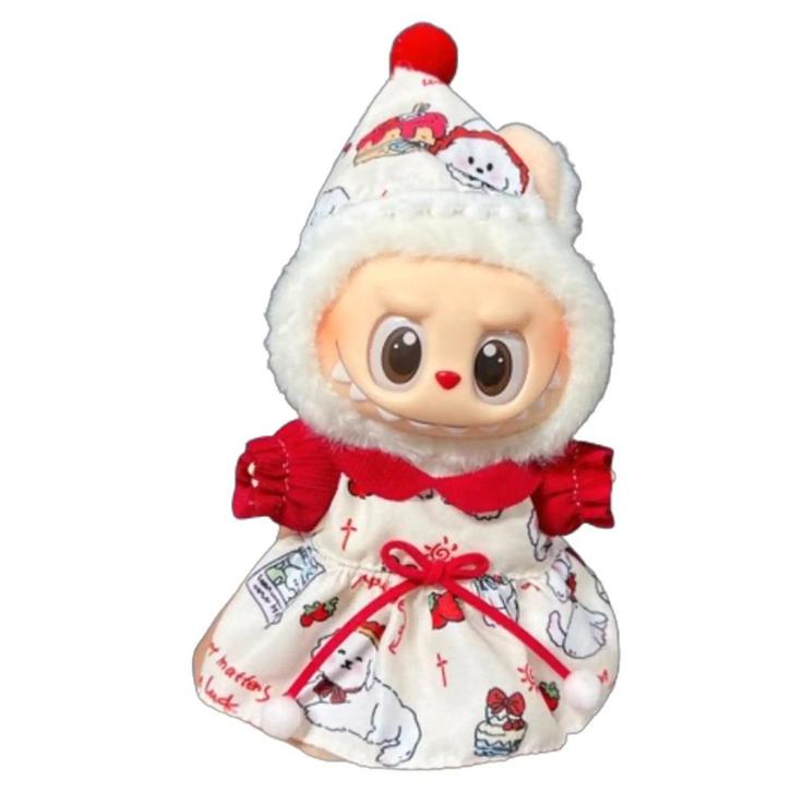 Labubu Lafufu outfit red (NIEUW) !!!, Verzamelen, Poppetjes en Figuurtjes, Nieuw, Ophalen