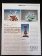 Glaskunst o.a Michel van Overbeeke artikel, Antiek en Kunst, Verzenden