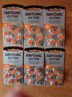 6 pakjes Rayovac Extra gehoorbatterijen size 13, Ophalen of Verzenden, Nieuw, Overige typen