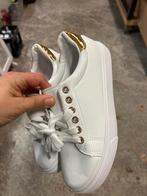 Witte sneakers met goud - maat 38, Ophalen, Nieuw, Wit, Sneakers of Gympen