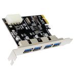 USB 3.0 High Quality PCI-e kaart met 4 x superspeed poorten, Nieuw, Overige soorten, PCIe, PCI Express
