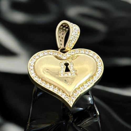 Prachtige Gouden Kettinghanger - 14 karaat, Sieraden, Tassen en Uiterlijk, Kettinghangers, Nieuw, Goud, Overige voorstellingen