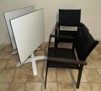 2x Horeca Tafels met stoelen, Huis en Inrichting, Tafels | Eettafels, Ophalen, Gebruikt, Rond, 50 tot 100 cm