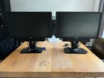 2x Dell 21.3 inch Monitor - In hoogte verstelbaar, Computers en Software, Monitoren, Ophalen, Gebruikt, Ingebouwde speakers, 21,3