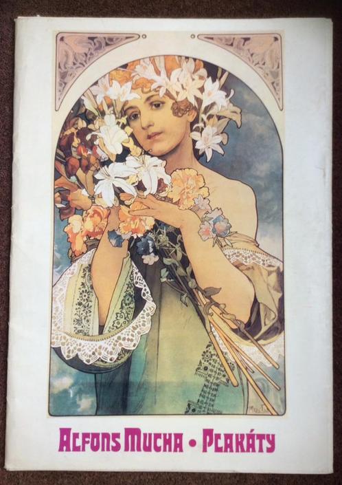 Alfons Mucha 10 Jugendstil affiches uit 1980, Antiek en Kunst, Kunst | Tekeningen en Foto's, Ophalen of Verzenden