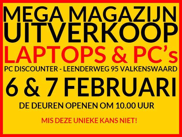 Mega Magazijn Uitverkoop 6-7 Februari, Computers en Software, Windows Laptops, Refurbished, 14 inch, SSD, Onbekend, Ophalen of Verzenden