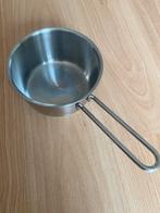 BK RVS steelpan 14cm, Ophalen of Verzenden, Zo goed als nieuw, Gietijzer, Koekenpan of Braadpan
