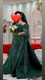 Groene bruidjurk/ nikkah jurk/henna jurk, Ophalen of Verzenden, Zo goed als nieuw, Groen, Trouwjurk