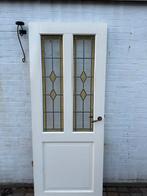 Glazen Binnendeur, Doe-het-zelf en Verbouw, Deuren en Horren, Ophalen, Gebruikt, 80 tot 100 cm, Binnendeur