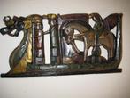 houten wand bord hand gemaakt, als nieuw, 5,=, Ophalen of Verzenden, Gebruikt