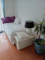 Ikea bed Kvitsöy wit- met opberg ruimte en pocketveringmatra, Ophalen, Gebruikt, 90 cm, Eenpersoons