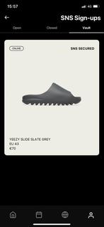 Yeezy Slide Slate Grey 43