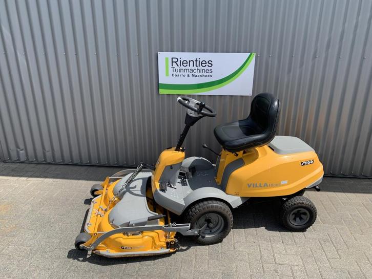 Rienties prijs | Stiga Villa 16 HST frontmaaier | Gebruikt, Tuin en Terras, Zitmaaiers, Gebruikt, 90 tot 120 cm, Elektrische starter