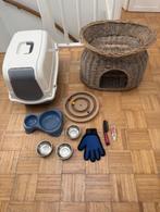 kattenmand en kattenbak, Dieren en Toebehoren, Kattenmanden, Ophalen, Gebruikt, Riet