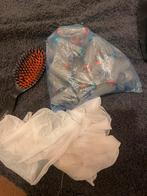 Watergolfrollers-Netje en borstel, Ophalen of Verzenden, Zo goed als nieuw, Pruik of Haarverlenging